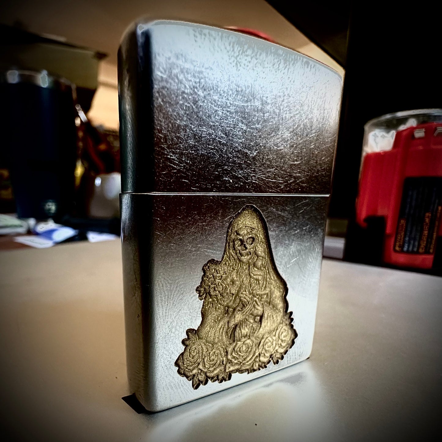 La Patrona Muerte Zippo-Style Lighter