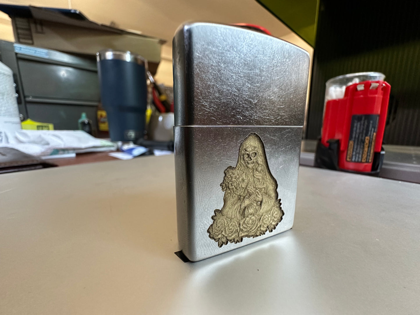 La Patrona Muerte Zippo-Style Lighter